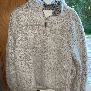 Fleece quarter zip jacket